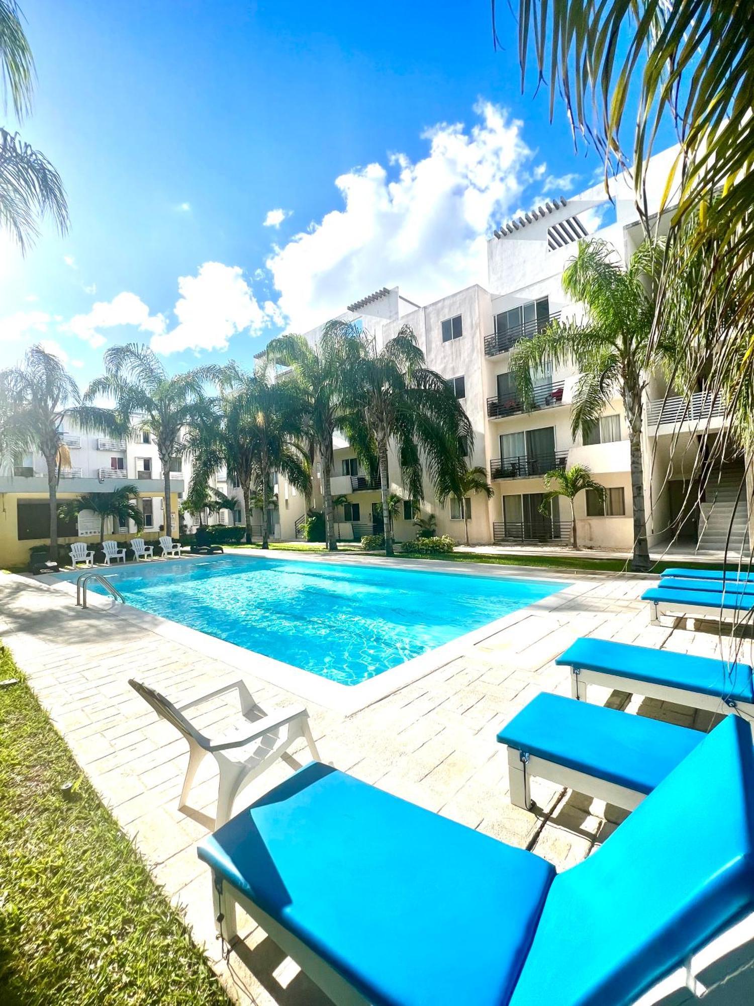 Apartament Departamento Blue Vacacional Playa del Carmen Zewnętrze zdjęcie